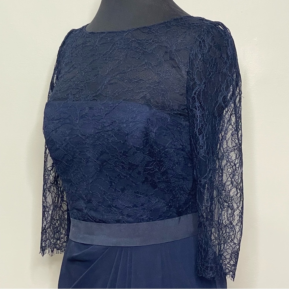 Watters&Watters Navy Mother of the Bride Dress Size 8 - Picture 7 of 14